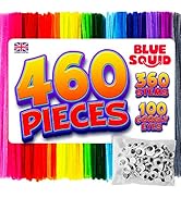 Blue Squid Pipe Cleaners Craft Chenille Stems - Chenille Cleaners, Pipe Cleaners, DIY Art & Craft...