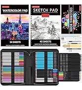 Soucolor Art Kit, 76 Pack Pro Art Supplies for Adults Kids, Drawing Supplies Sketching Art Set wi...