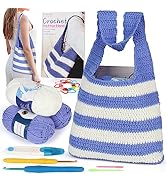 Coopay Crochet Set for Crochet Shoulder Bag, Crochet Kit for Beginners Included Instructions & Cr...