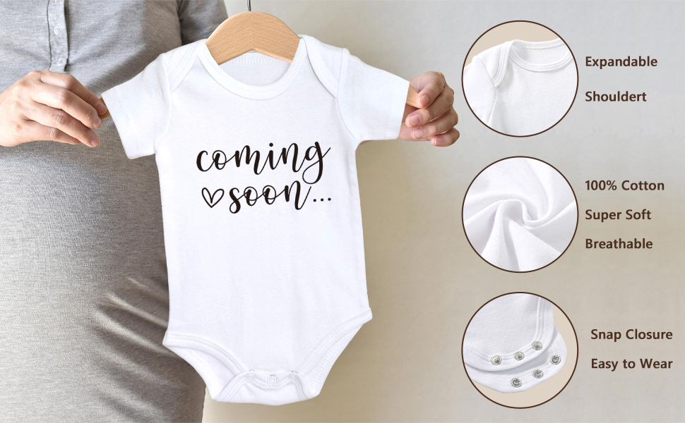 coming soon baby onesies