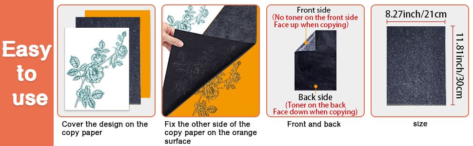 Carbon Transfer Paper for Wood Burning Craft, Paper