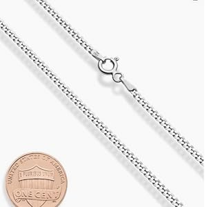 miabella cuban chain silver 2.5mm