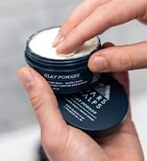 Oars + Alps Clay Hair Pomade for Men, Made with Naturally Derived Ingredients to Promote Hair Gro...