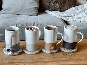 flint petro limestone garnet small tea mugs coffee