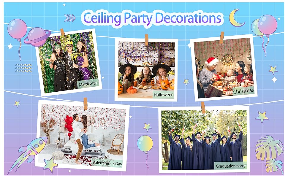 party streamers decorations