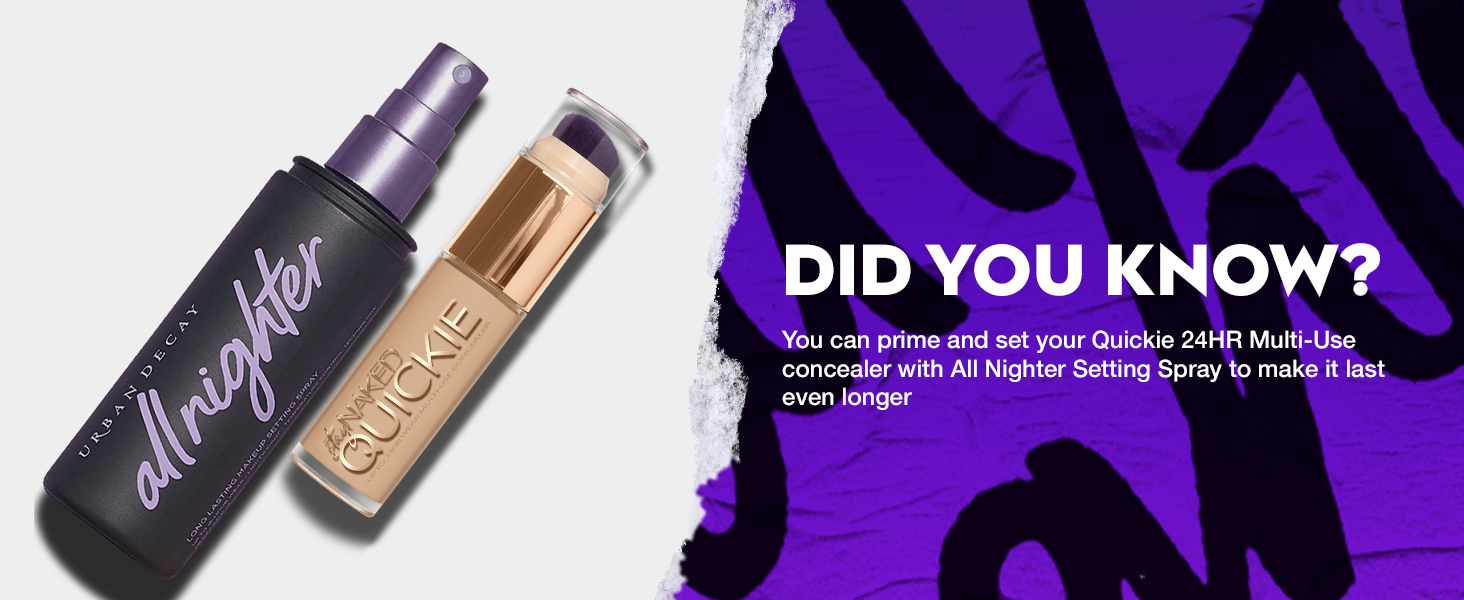 all nighter setting spray ultra glow concealer dewy finish