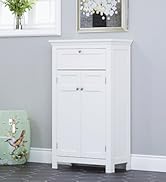 Storage Cabinet with Double Doors and Drawer