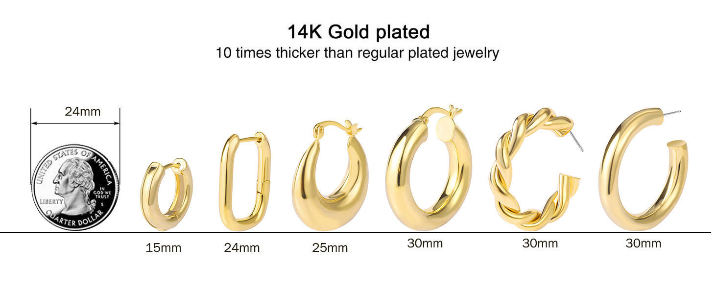 earrings size