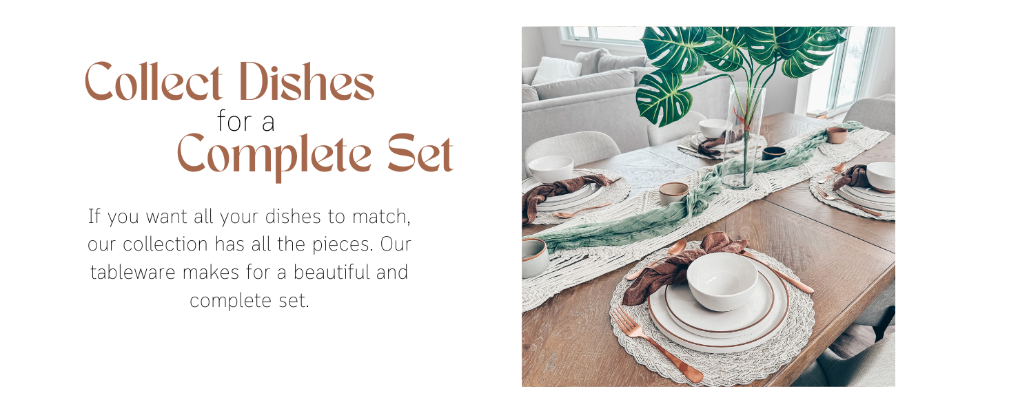 collect dishes for a complete set