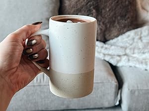 limestone coffee mug hot chocolate marshmellow