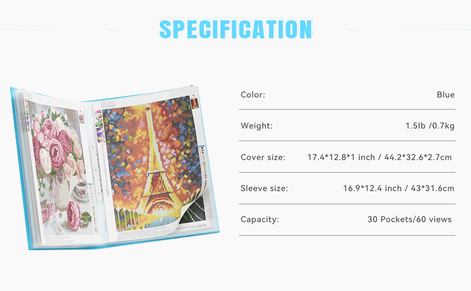 diamond painting storage book