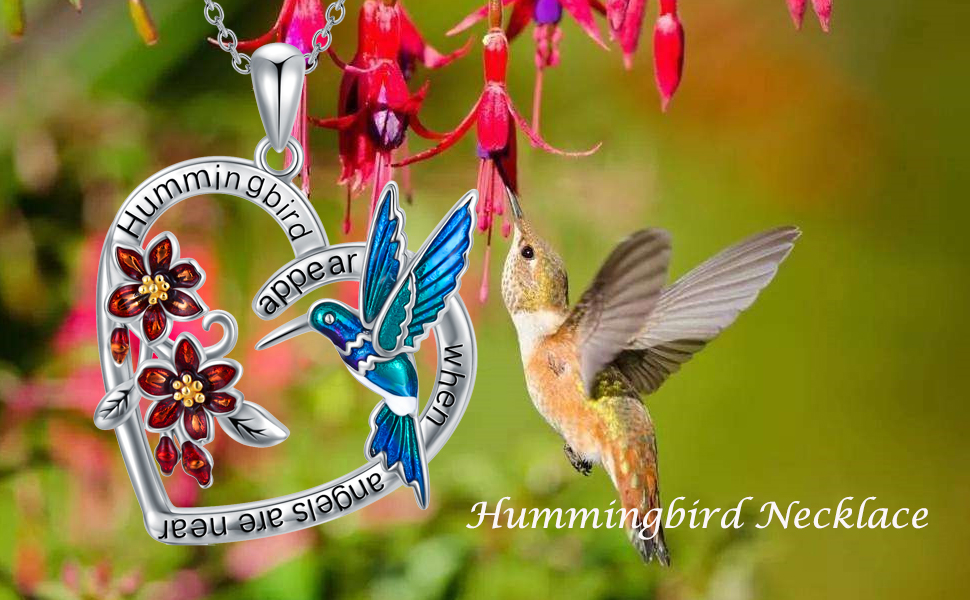 hummingbird necklace