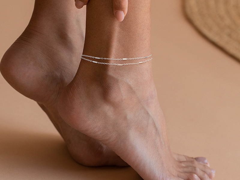 Silver Anklet for Women