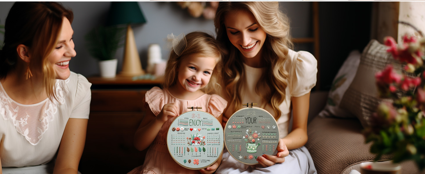 embroidery kit for beginners adults