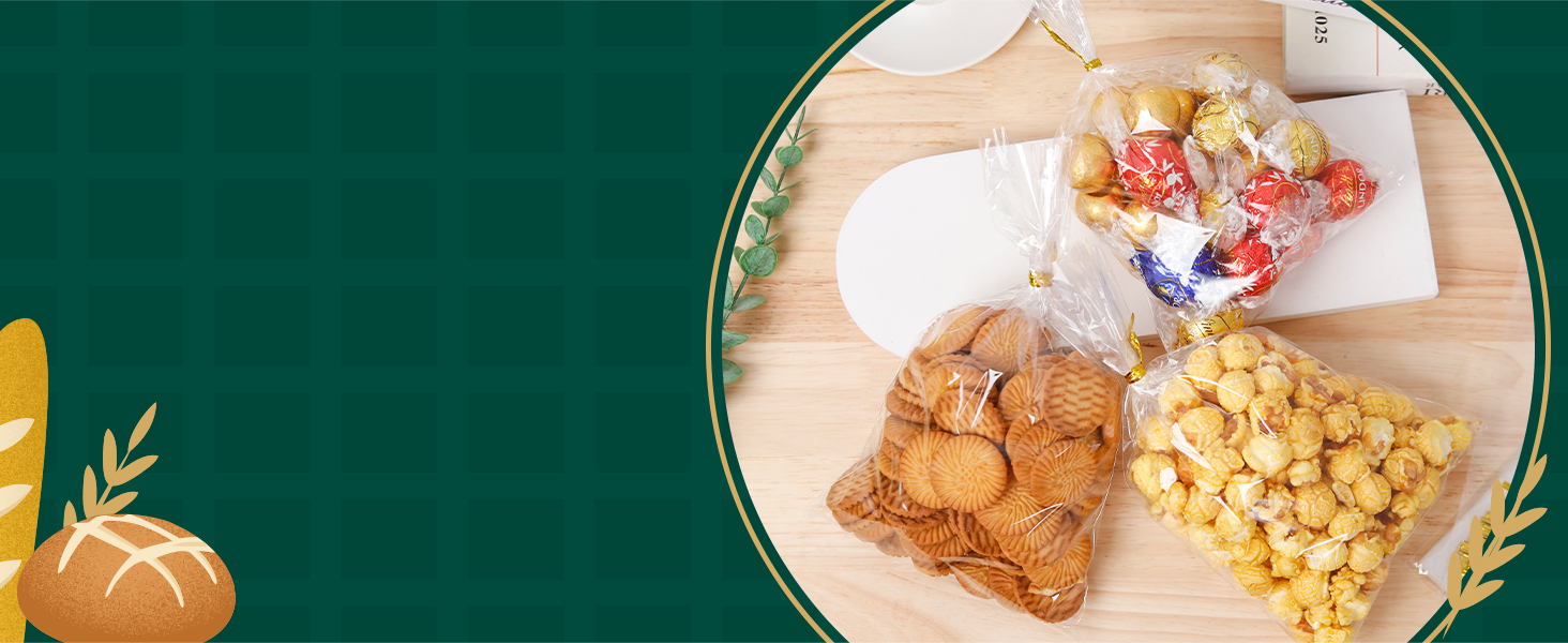 clear cookie bags