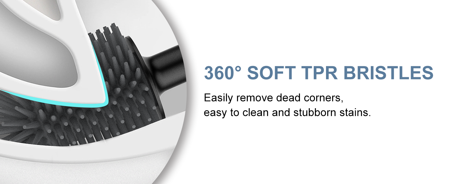 Silicone Toilet Bowl Brush