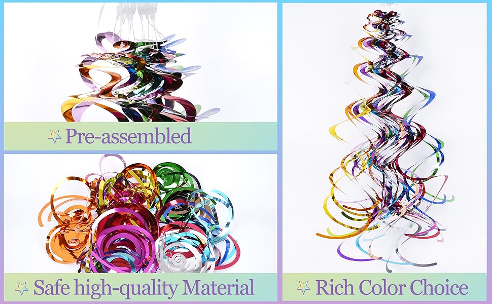 party swirl decorations