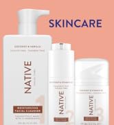 Native skincare, Moisturizing Coconut and Vanilla