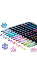 12 shimmer markers