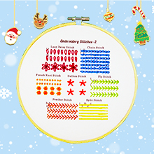 Bradove Embroidery Stitches Practice Kit -2