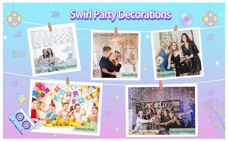 party streamers decorations