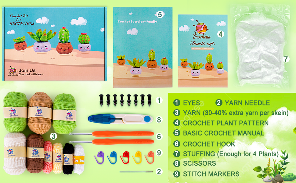 Crochet starter set