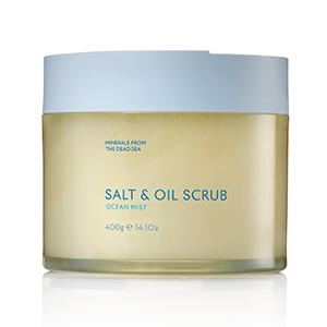 salt and oil scrub dead sea minerals