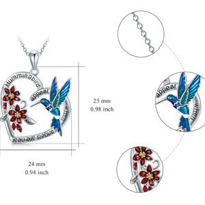 hummingbird necklace