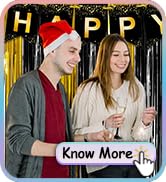 Black Gold Foil Curtain