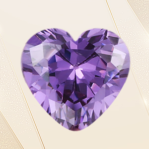 A+1-2 june gemstone birthstone diamond purple