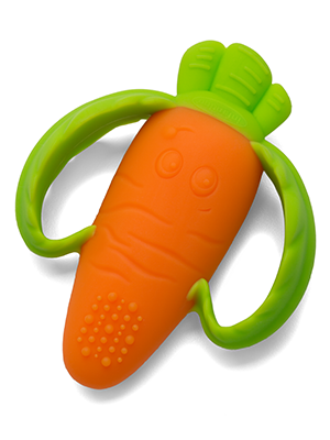 infantino lil nibble teether carrot