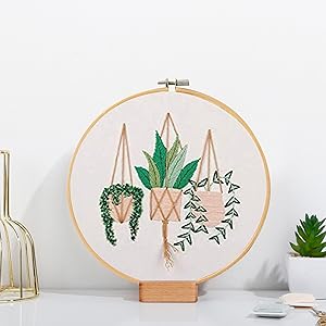 Embroidery Kit cross stitch kit  for beginner adults starter kit diy funny easy bamboo patterns