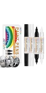 Oil Based White Black Paint Markers