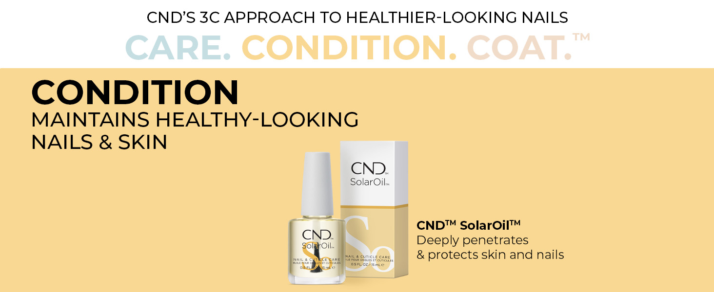 CND SolarOil deeply penetrates & protects skin and nails