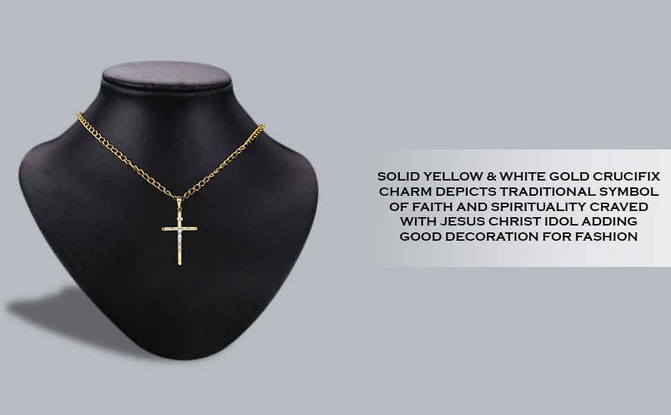 Crucifix Cross Charm Pendant
