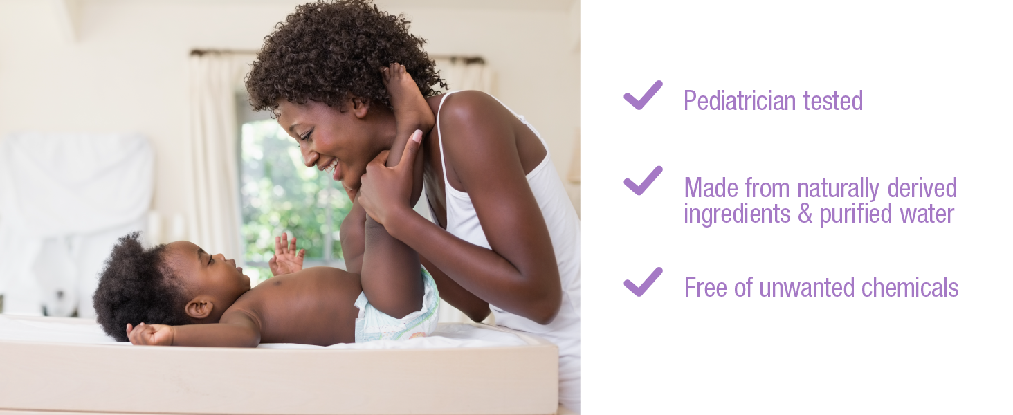 amazon elements baby wipes made with 100% purified water free of unwanted chemicals