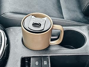 olive large tea mug car cupholder