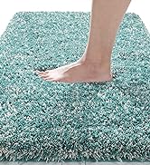 Yimobra Fluffy Plush Bath Rugs, Super Shaggy Soft Non Slip, Water Absorbent Microfiber Bath Mat, ...