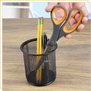 Westcott Titanium Bonded Scissors in Pencil Holder