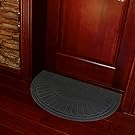 Half circle door mat