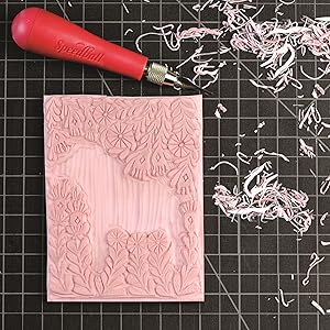 block printing, relief, lino cutter, speedy carve, speedball