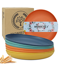 wheat straw plates dinner plates kids plates melamine plates