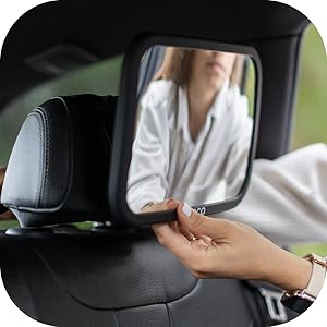 baby carseat accessories espejo para carro baby mirror for car with light infant mirror rear facing
