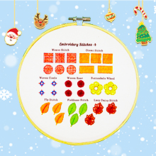 Bradove Embroidery Stitches Practice Kit -4