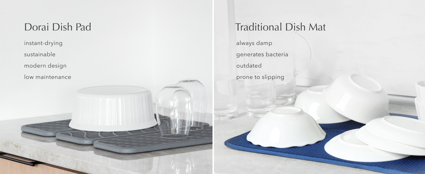 dish instant drying traditional dish mat modern design low maintenance