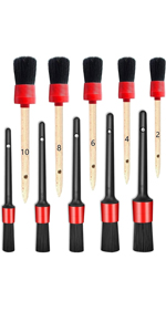 10pcs detailing brushes