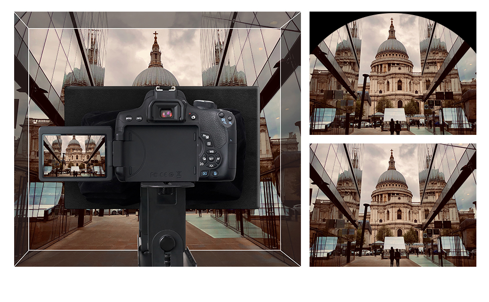 ILOKNZI Teleprompter Support Wide-Angle Shooting