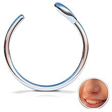 Silver Fake nose ring