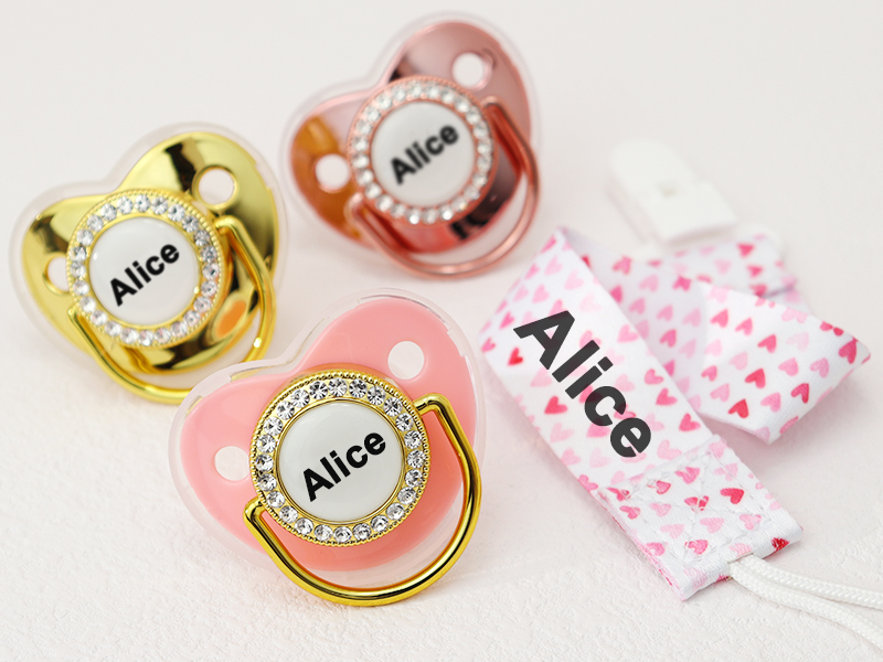 personalized pacifier and soothers holder
