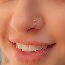 Silver Plain Nose Ring